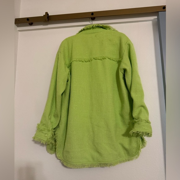 NWT APPARIS Callie Fringe Shacket - Picture 12 of 14